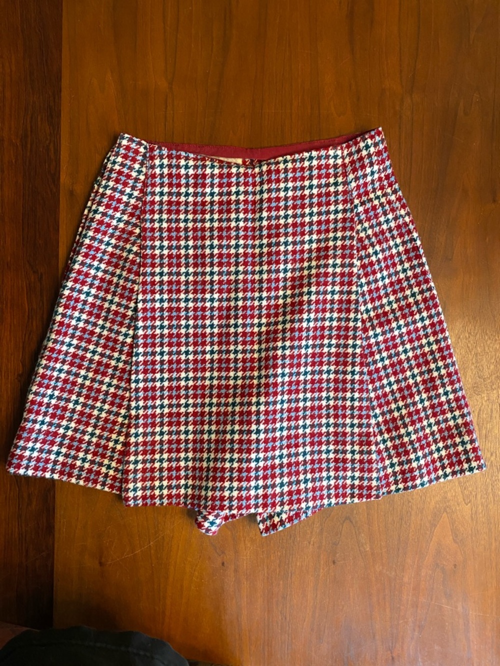 Vintage High Rise Plaid Skort